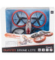 Drone Télécommandé - FLYBOTIC - Bumper Drone Lit - 17 cm - rouge et noir - des 8 ans