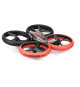 Drone Télécommandé - FLYBOTIC - Bumper Drone Lit - 17 cm - rouge et noir - des 8 ans