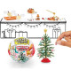 MGA Miniverse - Noël - Jeu Créatif - Série Diner - Loisirs créatif et décoratif en résine - Non Comestible - 8 ans et plus - …