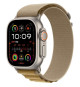 Apple Watch Ultra 2 GPS + Cellular - 49mm - Boîtier Natural Titanium - Bracelet Tan Alpine Loop - Medium