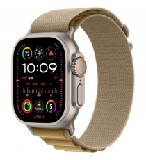 Apple Watch Ultra 2 GPS + Cellular - 49mm - Boîtier Natural Titanium - Bracelet Tan Alpine Loop - Medium