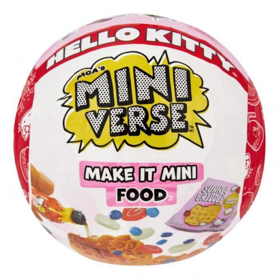 MGA Miniverse - Hello Kitty - Jeu Créatif - Boissons ou nourriture - Loisirs créatif et décoratif en résine - Non Comestible …
