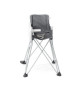 BRIGHT STARTS Chaise haute pliable Pop 'N Dine, avec Sac de transport, Tablette porte-gobelet, Déhoussable et lavable