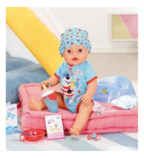 Poupée Baby Born Magic Boy 43cm - Zapf Creation - Yeux qui s'ouvrent et se ferment - Accessoires inclus