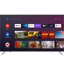 CONTINENTAL EDISON - TV LED UHD 4K - 55'' (139,7 cm) - Smart Android TV - Wifi Bluetooth - 4xHDMI - 3xUSB - Noir