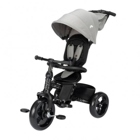 BEBECONFORT WINDY, Tricycle, pliage compact, confortable, siege réversible, de 10 mois a 5 ans, Tinted Gray