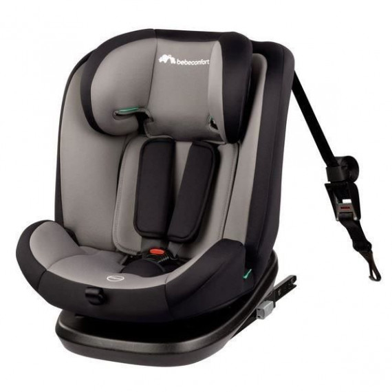 BEBECONFORT Siege auto EverFix i-Size évolutif, isofix, réhausseur, groupe 1/2/3, 15 mois a 10/12 ans, 76-150cm, 9-36kg, Gray…