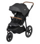 Bebeconfort Cloudy Poussette 3 roues Tout Terrain, 0 a 4 ans (22kg max) Inclinable, Pliage rapide, Guidon réglable, Mineral