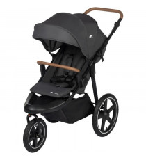 Bebeconfort Cloudy Poussette 3 roues Tout Terrain, 0 a 4 ans (22kg max) Inclinable, Pliage rapide, Guidon réglable, Mineral