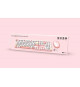 Combo sans fil clavier + souris - MOBILITY LAB - Pure Color - Rose - Design ergonomique - Frappe discrete