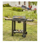 Barbecue au charbon de bois - COOK'IN GARDEN - EASY 60 - Noir