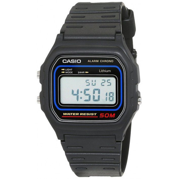 CASIO Montre Chronographe W-59-1VQES  Femme