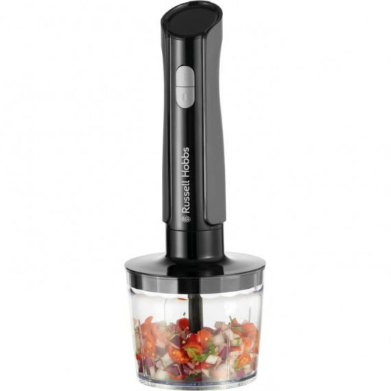 Mixeur plongeant - RUSSEL HOBBS - Desire Matte Charcoal -  500 W - 2 vitesses + Pulse - Noir