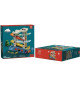 Circuit Automobile - TOP BRIGHT - 4 Voitures de Course - 4 Rampes - 2 Niveaux de Parking - Station-Service