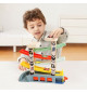 Circuit Automobile - TOP BRIGHT - 4 Voitures de Course - 4 Rampes - 2 Niveaux de Parking - Station-Service