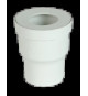 PIPE SORTIE WC  DROITE JOINT A LEVRE D.100 QW33
