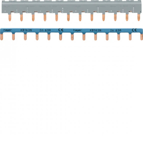 BARRES DE PONTAGE 3P+N 63A LANGUETTE 12 MOD