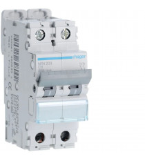 DISJONCTEUR 2P 6-10KA COURBE C 3A 2MODULES