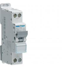 DISJONCTEUR 1P+N 6-10KA COURBE C - 16A 1 MODULE