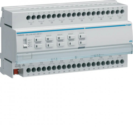 *MODULE 20 SORTIES 16A/230V~ ADAPTE POUR CHARGES CAPACITIVES / NEW EASY