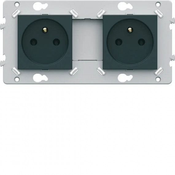 PRISE DOUBLE 2P+T ANTHRACITE