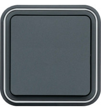 CUBYKO INTERRUPTEUR VA-ET-VIENT ENCASTRE GRIS IP55