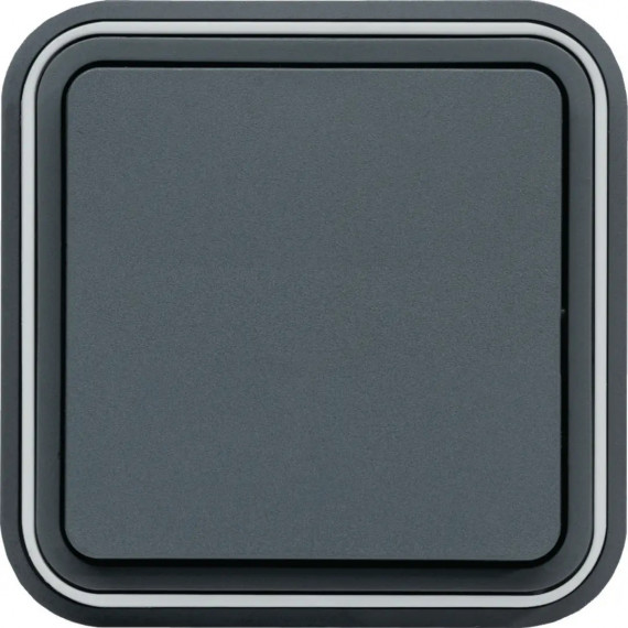 CUBYKO INTERRUPTEUR VA-ET-VIENT ENCASTRE GRIS IP55