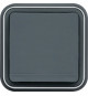 CUBYKO PRISE 2P+T ENCASTRE GRIS IP55