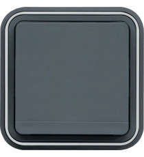 CUBYKO PRISE 2P+T ENCASTRE GRIS IP55