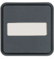*CUBYKO 1 TOUCHE KNX PORTE-ETIQUETTE COLORIS GRIS