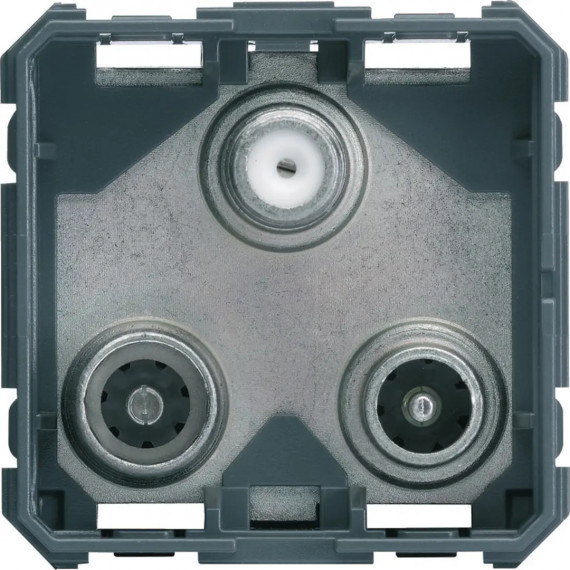 PRISE TV+FM+SAT GALLERY TRIPLE DIRECTE 1 ENTREE 2MODULES