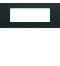 PLAQUE GALLERYPLASTIQUE PEINT 6MODULES ENTRAXE 57MM NIGHT