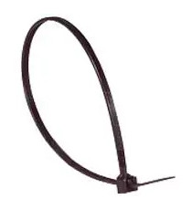 Collier Colring noir à denture intérieure largeur 3