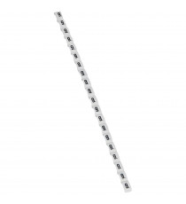 Repère Duplix conforme code couleur international - chiffre 9 sur fond blanc
