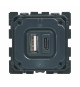 Prise double USB Céliane Type-A et Type-C 3A 15W