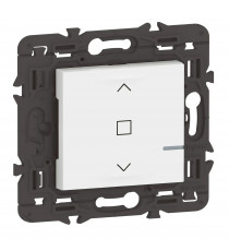 Interrupteur pour volet roulant connecté Mosaic with Netatmo sans plaque blanc