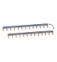 Peigne d'alimentation horizontale HX³- pour Uni et Uni + neutre - 13 modules