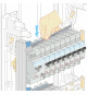 Peigne d'alimentation horizontale HX³- pour Uni et Uni + neutre - 13 modules