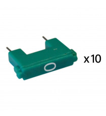Jeu de 10 cavaliers de configuration pour système BUS avec marquage 0