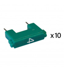 Jeu de 10 cavaliers de configuration pour système BUS avec marquage 4