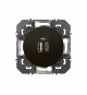 Double chargeur USB 1 Type-A + 1 Type-C dooxie 3A - noir