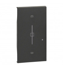 Enjoliveur Living Now with Netatmo pour commande volets 2 modules - noir