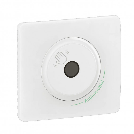 Commande d'éclairage sans contact Céliane 200W LED - complet Blanc Antimicrobien