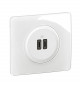 Prise double USB Céliane Type-C 20W Power Delivery - bornes automatiques