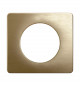 Plaque de finition Céliane 1 poste - Bronze Satiné