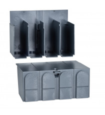 Compact INS100 à 160 - cache-borne long - 3P/4P - lot de 2