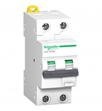 Acti9 iC60 RCBO - Disjoncteur diff. 230Vca - 2P 16A 30mA - Crb C - 10kA - TypeAC