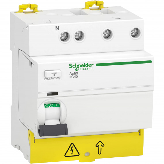 Acti9 iIG40 - Inter. diff tête de groupe - 3P+N - 40A - 30mA - Type AC
