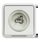 Mureva Styl - Prise courant 2P+T renforcée pour VE - IP55 IK08 -encastre - blanc