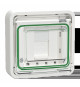 Mureva Styl - Prise RJ45 cat 6A blindé STP FTP - composable - IP55 IK07 - blanc